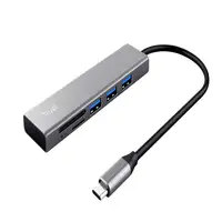 Trust Halyx USB 3.2 Gen 1 (3.1 Gen 1) Type-C 104 Mbit/s Aluminio