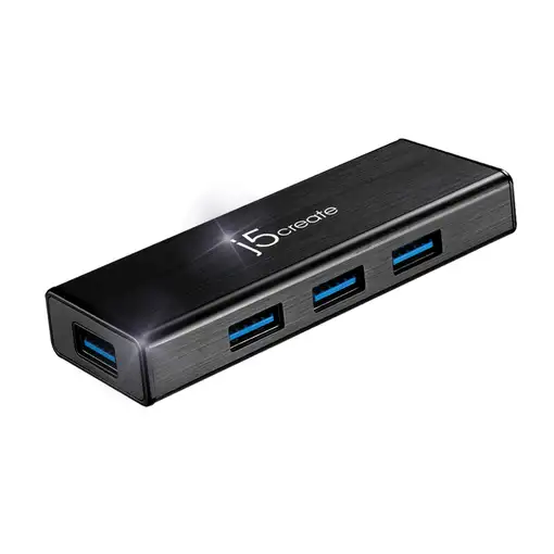 j5create JUH340-N Mini HUB USB 3.0 de 4 puertos - UE/RU