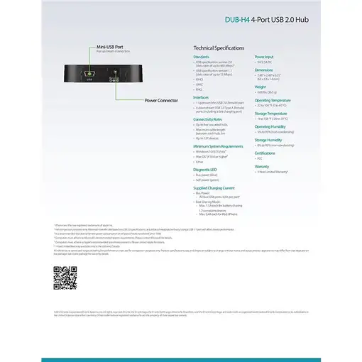 D-Link DUB-H4 480 Mbit/s