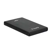 TooQ TQE-2522B caja para disco duro externo Caja de disco duro (HDD) Negro 2.5\
