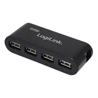 LogiLink UA0085 hub de interfaz 480 Mbit/s Negro