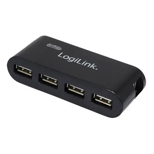 LogiLink UA0085 hub de interfaz 480 Mbit/s Negro