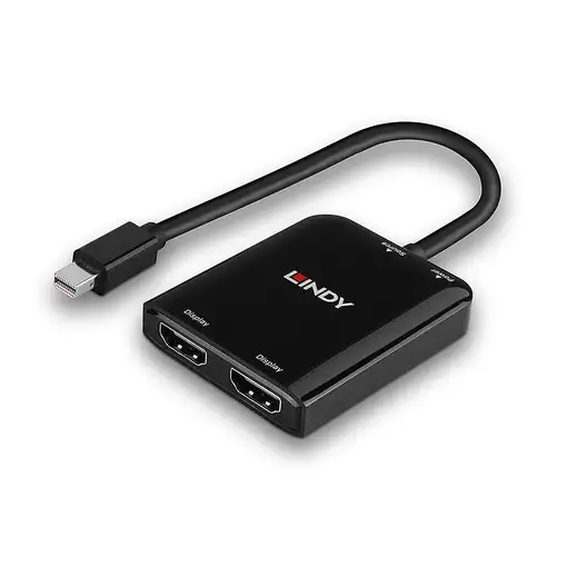 Lindy 38432 hub de interfaz Mini DisplayPort 21600 Mbit/s Negro