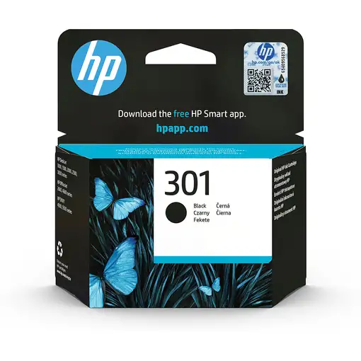 HP Cartucho de tinta original 301 negro