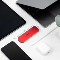 TooQ Caja externa para SSD M.2 NVMe, Rojo