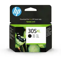 HP Cartucho de tinta Original 305XL de alta capacidad negro