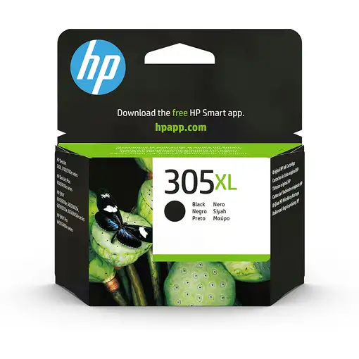 HP Cartucho de tinta Original 305XL de alta capacidad negro