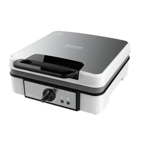 Cecotec 08017 gofrera 4 barquillo(s) 1200 W Acero inoxidable, Blanco