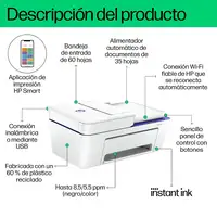 HP DeskJet 4230e Inalámbrico All-in-One Color Impresora, Servicio Instant Ink; Fot