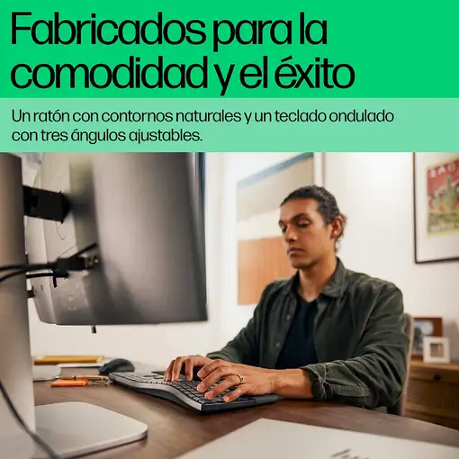 HP Combo de teclado y ratón en modo dual 680 Comfort