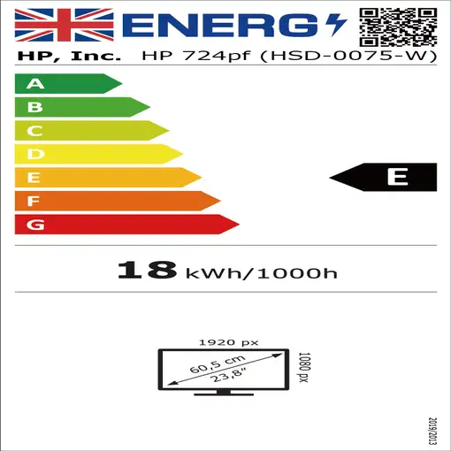 HP Series 7 Pro Monitor FHD serie 7 Pro de 23,8 pulgadas - 724pf