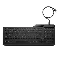 HP Teclado con cable retroiluminado multidispositivo 405