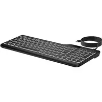 HP Teclado con cable retroiluminado multidispositivo 405