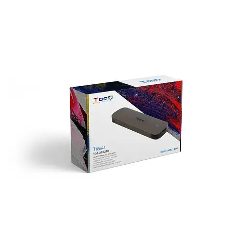 TooQ Caja Externa para SSD M.2 NGFF, Marrón