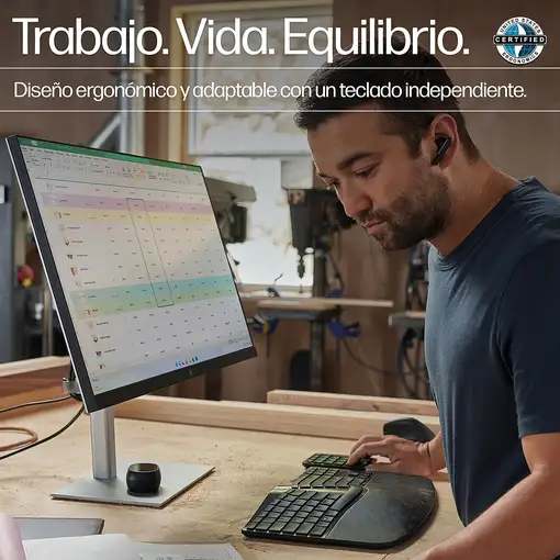 HP Teclado inalámbrico ergonómico 965