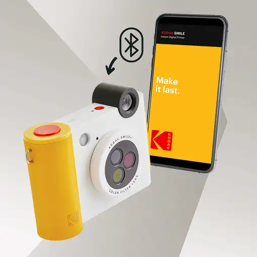 Kodak Smile+ 50,8 x 76,2 mm Blanco, Amarillo