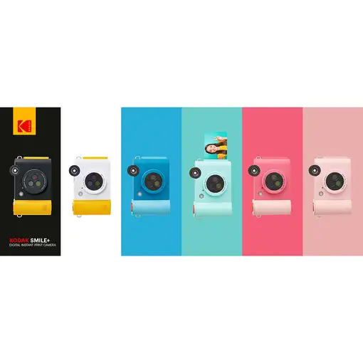 Kodak Smile+ 50,8 x 76,2 mm Blanco, Amarillo