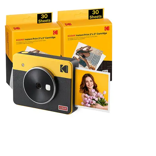 Kodak Mini Shot 3 Retro 76,2 x 76,2 mm CMOS Amarillo Kodak Mini Shot 3 Retro 76,2 x 76,2 mm CMOS Amarillo