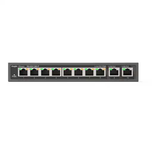 Ruijie Networks RG-ES110D-P switch No administrado Fast Ethernet (10/100) Energía