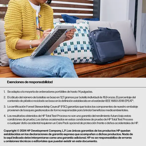 HP Bolsa para ordenador portátil Everyday de 14 pulgadas