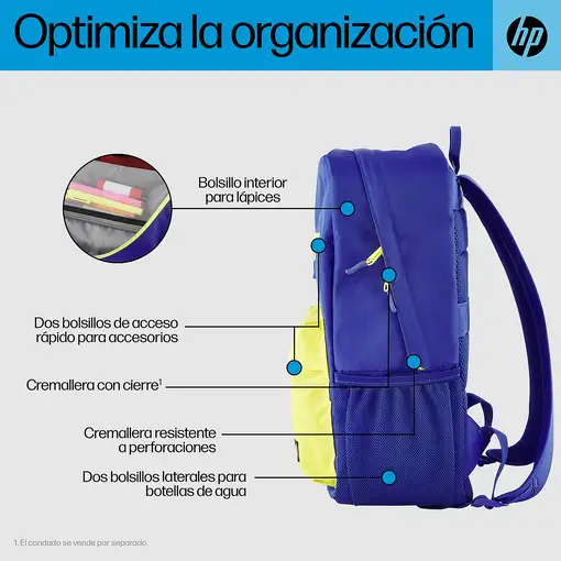 HP Mochila Campus azul