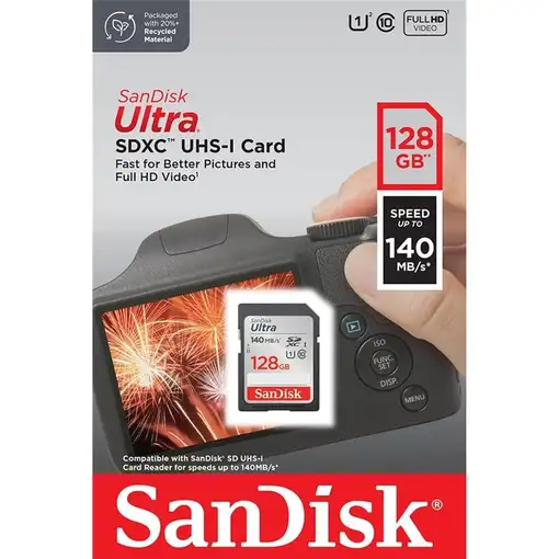 SanDisk Ultra 128 GB SDXC UHS-I Clase 10