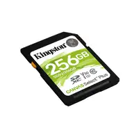 Kingston Technology Tarjeta SDXC Canvas Select Plus 100R C10 UHS-I U3 V30 de 256 G