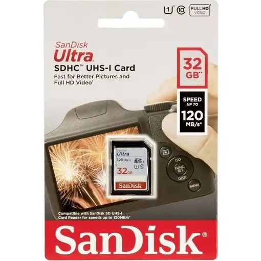 SanDisk Ultra 32 GB SDHC UHS-I Clase 10