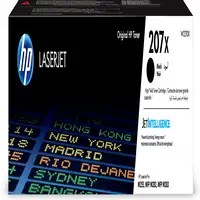 HP Cartucho de tóner Original 207X LaserJet negro de alta capacidad