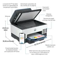 HP Smart Tank 7306 Inalámbrico All-in-One Color Impresora, Impresión a doble cara;