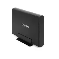 TooQ TQE-3531B caja para disco duro externo Caja de disco duro (HDD) Negro 3.5\