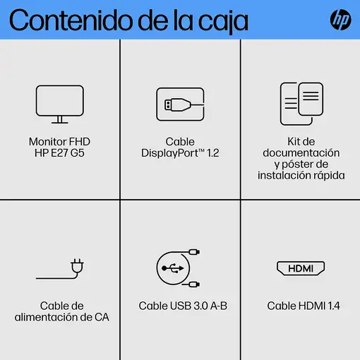 HP Monitor FHD E27 G5