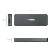 TooQ TQE-2281G caja para disco duro externo Caja externa para unidad de estado sól