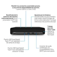 HP Elite Mini 800 G9 Intel® Core™ i5 i5-14500 16 GB DDR5-SDRAM 512 GB SSD Windows