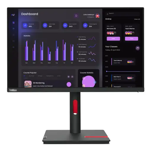 Lenovo ThinkVision T24i-30 LED display 60,5 cm (23.8") 1920 x 1080 Pixeles Full HD