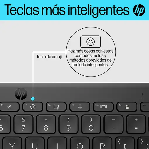 HP Teclado multidispositivo compacto 355 con Bluetooth