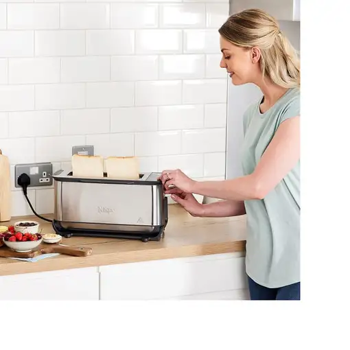 Ninja ST202EU tostadora 7 2 rebanada(s) 2400 W Plata