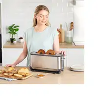 Ninja ST202EU tostadora 7 2 rebanada(s) 2400 W Plata