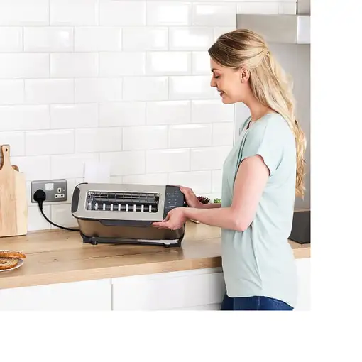 Ninja ST202EU tostadora 7 2 rebanada(s) 2400 W Plata