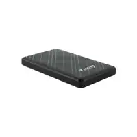 TooQ Caja Externa para Discos de 2,5” HDD/SSD, Negro