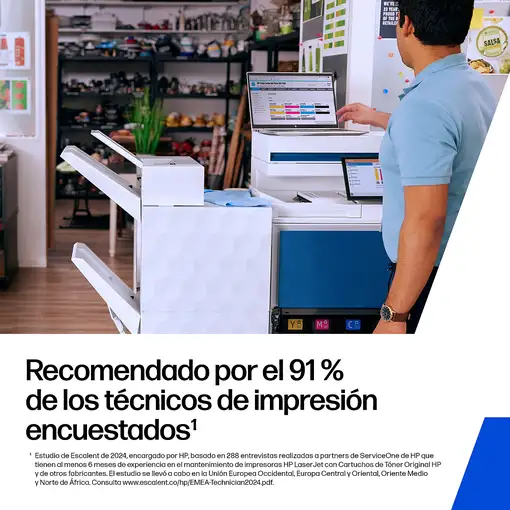 HP Cartucho de tóner original contractual LaserJet W2132YC amarillo