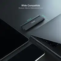 TooQ Shura Caja externa para unidad de estado sólido (SSD) Negro M.2