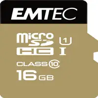 Emtec microSD Class10 Gold+ 16GB MicroSDHC Clase 10