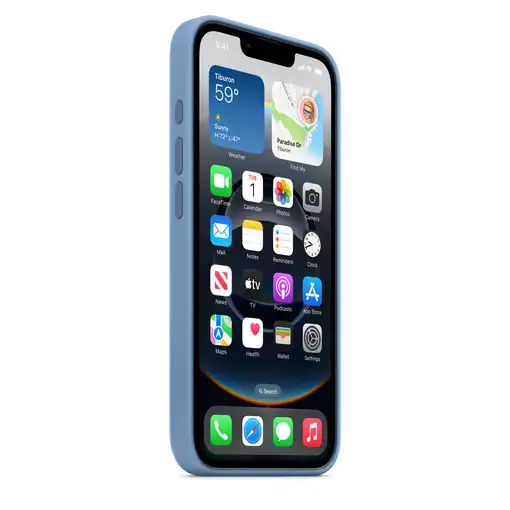 Apple Funda de silicona para el iPhone 16e - Azul invierno