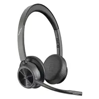 POLY Auriculares Voyager 4320 USB-A con certificación para Microsoft Teams + llave
