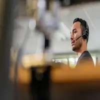 POLY Auriculares Voyager 4320 USB-A con certificación para Microsoft Teams + llave