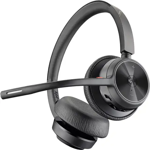 POLY Auriculares Voyager 4320 USB-A con certificación para Microsoft Teams + llave