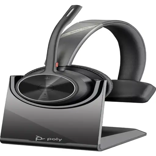 POLY Auriculares Voyager 4310 USB-C + llave BT700 + soporte de carga