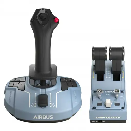 Thrustmaster Airbus Edition Negro, Azul USB Palanca de mando Analógico/Digital PC