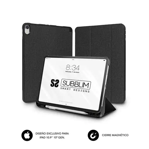 Funda Tablet Shock Case para Ipad 10.9\ 10A Gen Negro